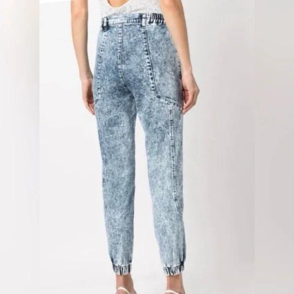 NWT Retrofete Acid Wash Crop Jeans 25 | 80s 90s Y2k MTV Mall Goth Indie Sleaze - Picture 5 of 8